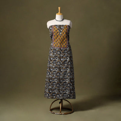 Multicolor - bagru cotton unstitched kurta material (2.75m)