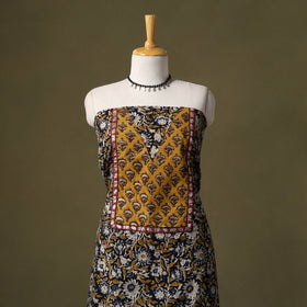 Multicolor - bagru cotton unstitched kurta material (2.75m)