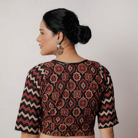 Buy Bagru Dabu Hand Block Printed Cotton Blouse Online at iTokri.com