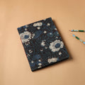 Multicolor - bagru fabric cover handmade paper notebook (9