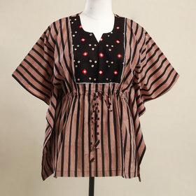 Buy Bagru Multicolor Mosaic Fusion Cotton Kaftan