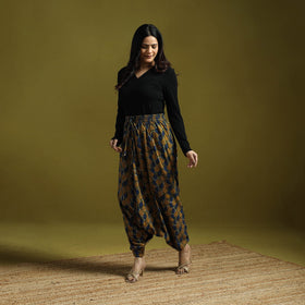 Multicolor - bagru natural dyed cotton harem pant 13