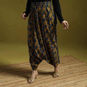 Multicolor - bagru natural dyed cotton harem pant 13