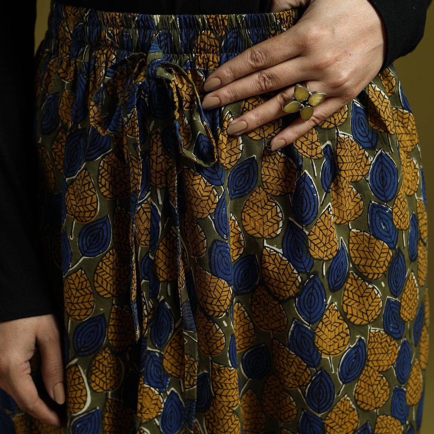 Multicolor - bagru natural dyed cotton harem pant 13