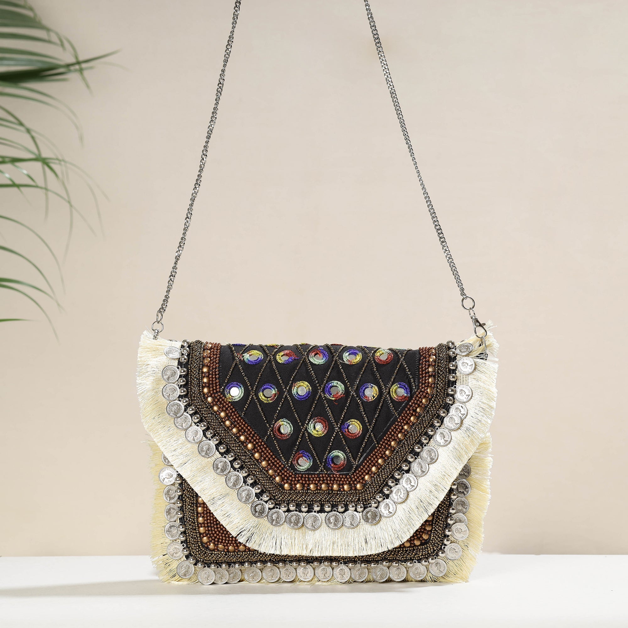 Multiolor Banjara Boho Ethnic Embellished Handcrafted Sling Bag