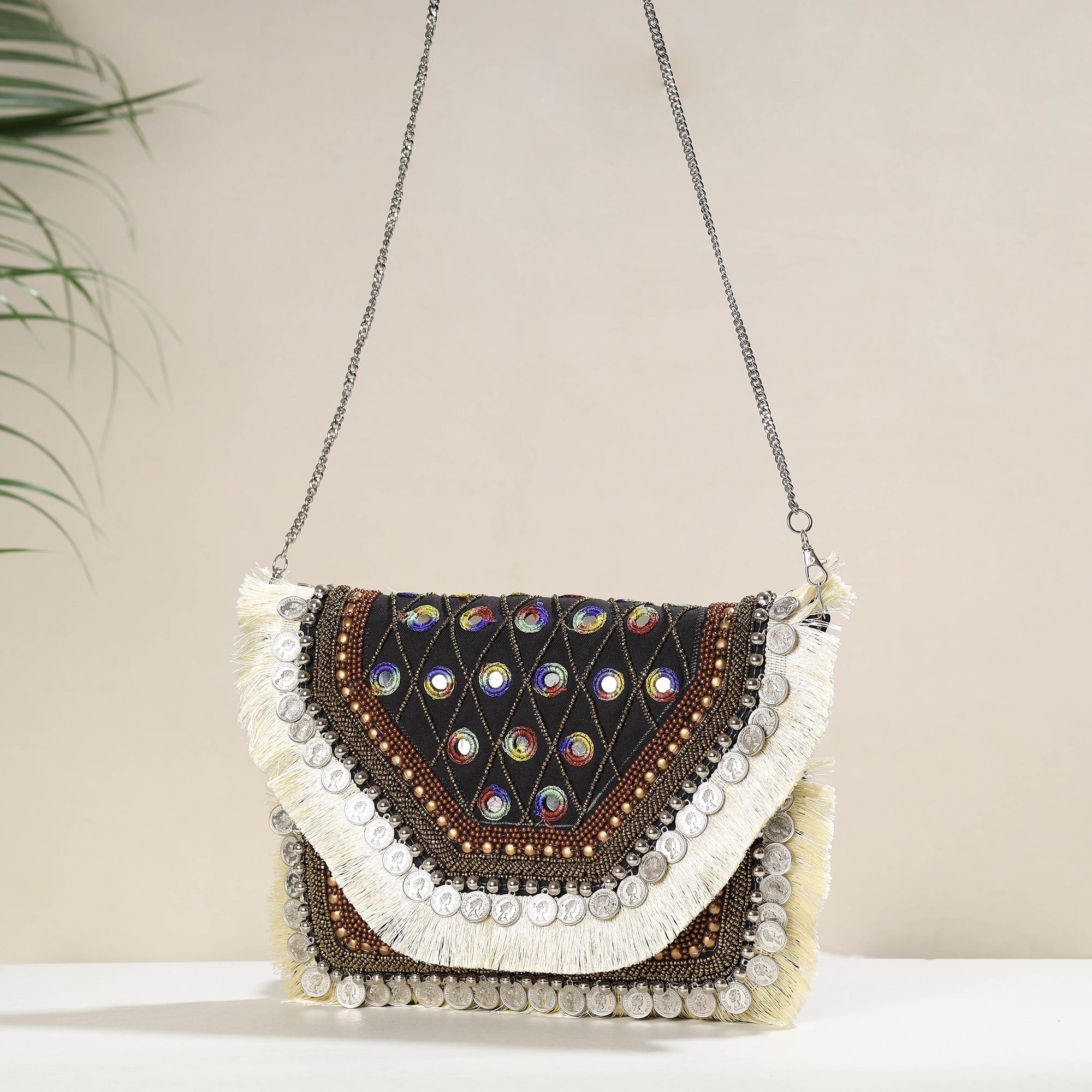 Multiolor Banjara Boho Ethnic Embellished Handcrafted Sling Bag