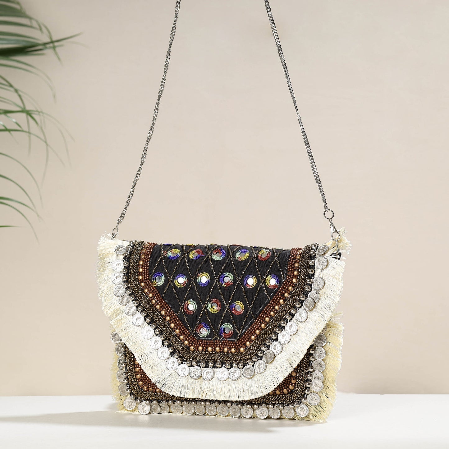 Multiolor Banjara Boho Ethnic Embellished Handcrafted Sling Bag