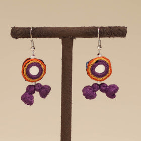 Banjara embroidery mirror work handmade earrings 05