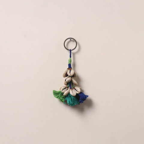 Banjara handmade shell work keychain 01 - handcrafted