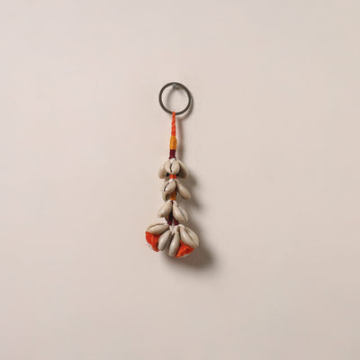 Banjara handmade shell work keychain 02 - handcrafted