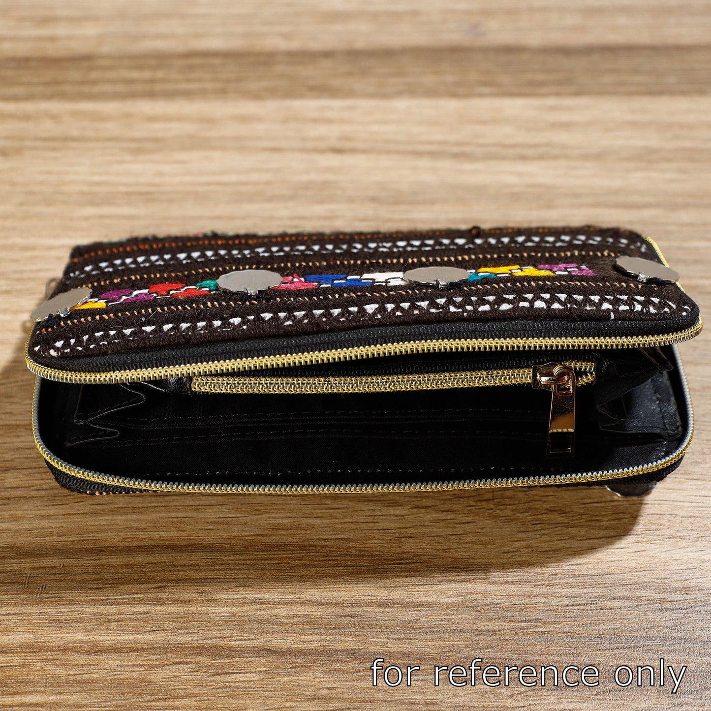 Multicolor Banjara Vintage Embroidery Coin Work Wallet