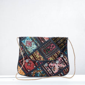  Banjara Vintage Embroidery Mirror & Coin Work Sling Bag 