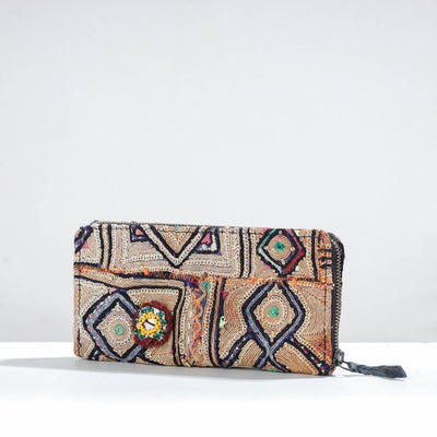 Multicolor Banjara Vintage Embroidery Mirror Work Wallet