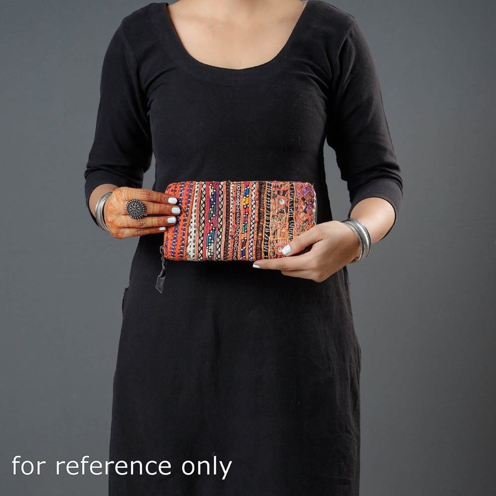 Multicolor Banjara Vintage Embroidery Mirror Work Wallet