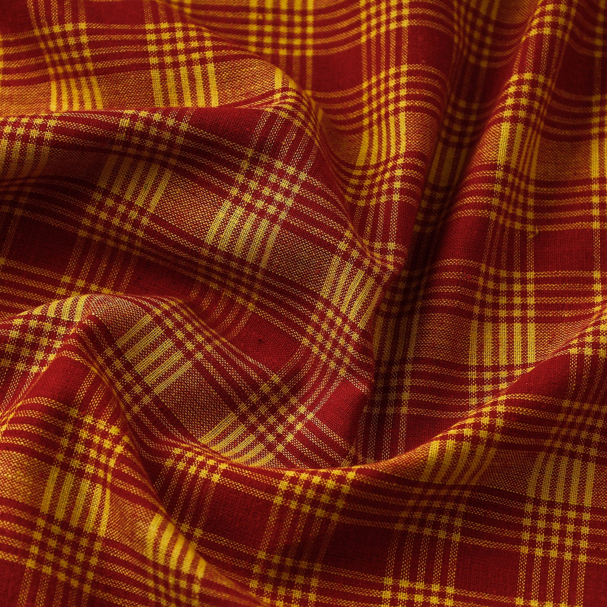  Baragaon Pre Washed Handloom Striped Cotton Fabric 