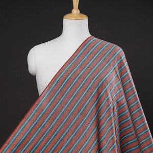 Buy Baragaon Pre Washed Handloom Striped Cotton Fabric Online l iTokri.com