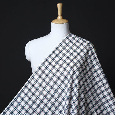 Buy Baragaon Pre Washed Handloom Striped Cotton Fabric Online l iTokri.com