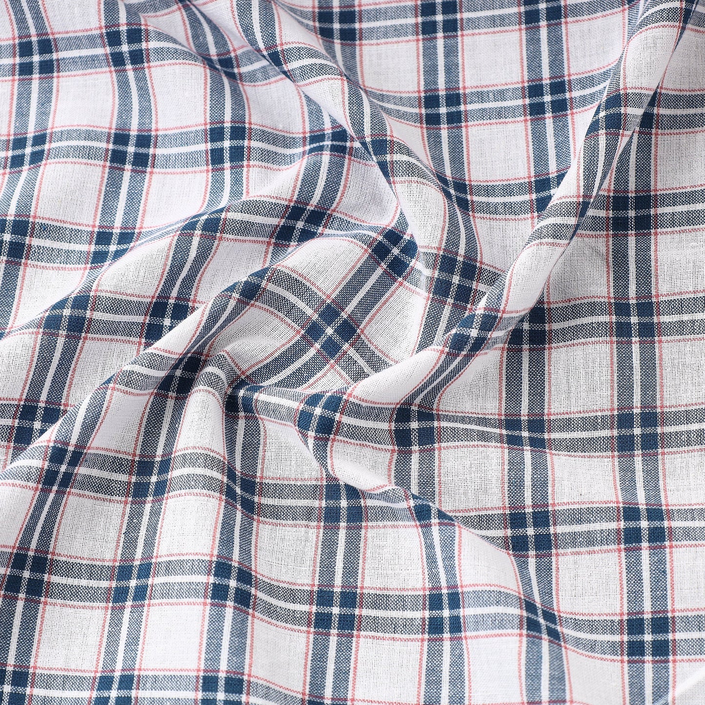 Buy Baragaon Pre Washed Handloom Striped Cotton Fabric Online l iTokri.com