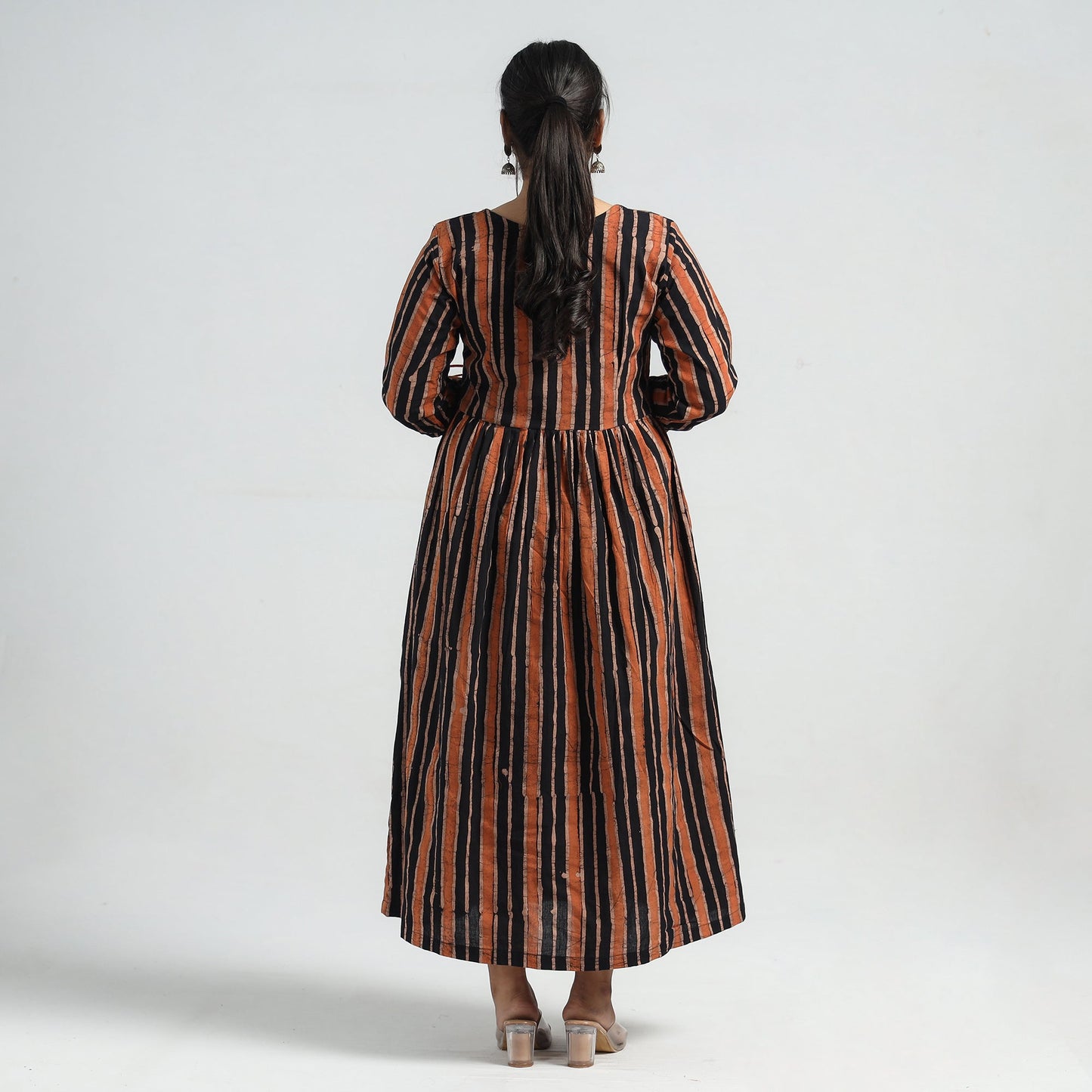 batik print dress