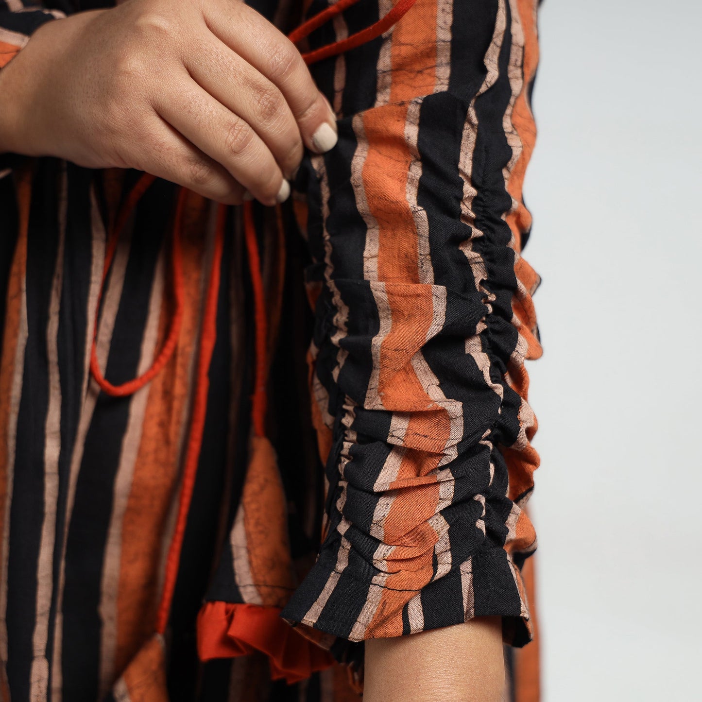 batik print dress