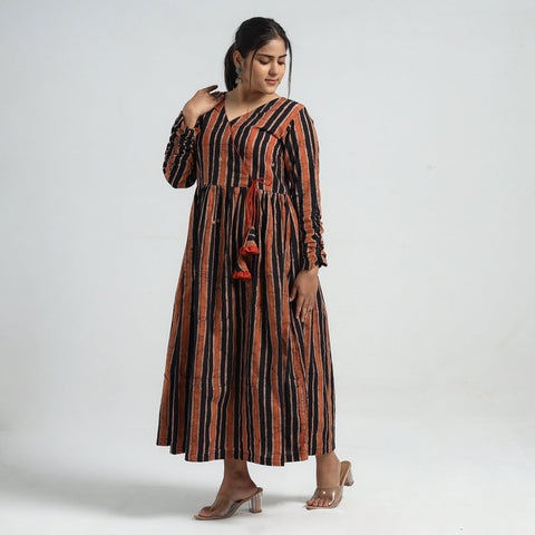 batik print dress