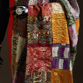 Multicolor - bengal hand embroidery patchwork reversible