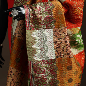 Multicolor - bengal hand embroidery patchwork reversible