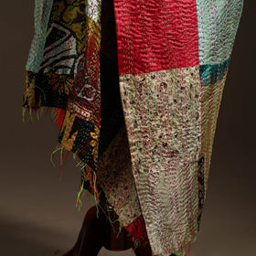 Multicolor - bengal hand embroidery patchwork reversible