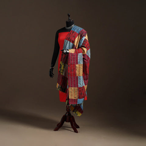 Multicolor - bengal hand embroidery patchwork reversible