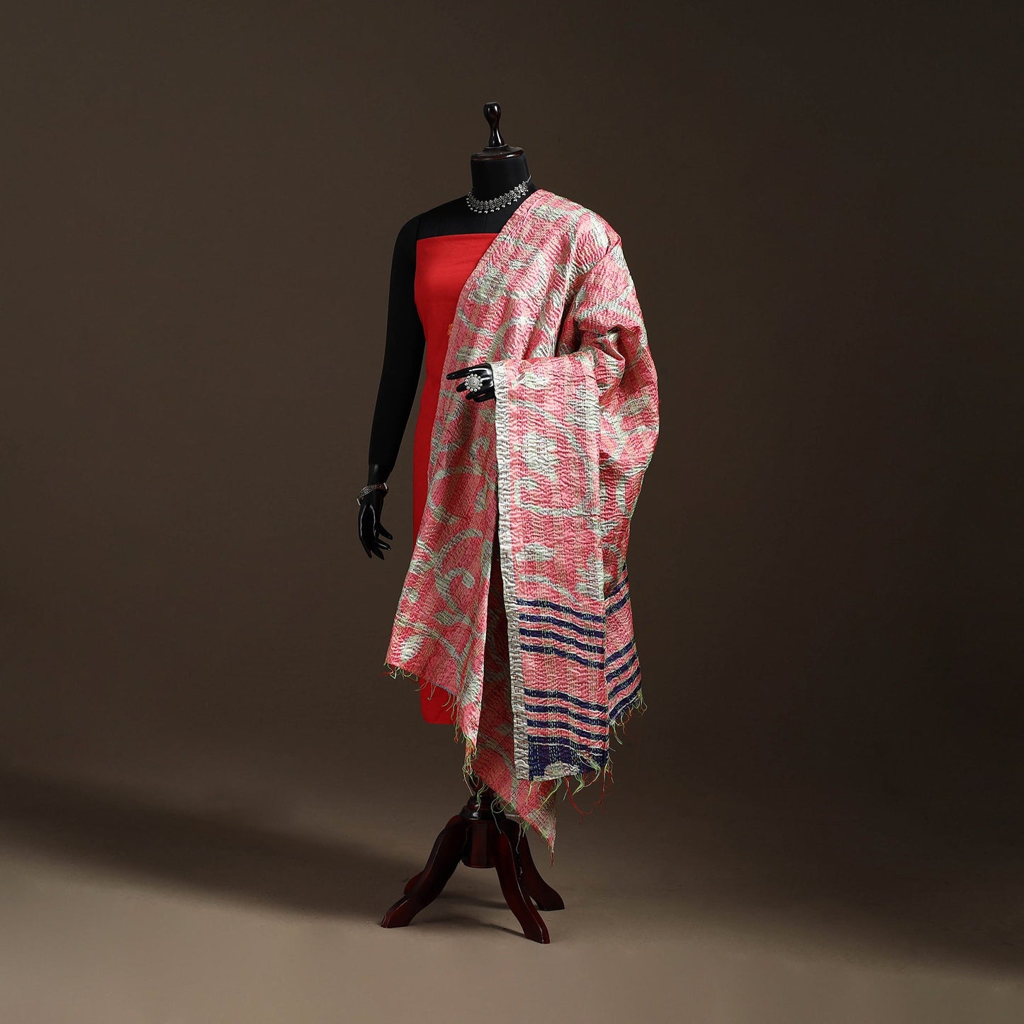 Multicolor - bengal hand embroidery patchwork reversible