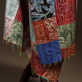 Multicolor - bengal hand embroidery patchwork reversible