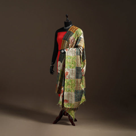 Multicolor - bengal hand embroidery patchwork reversible