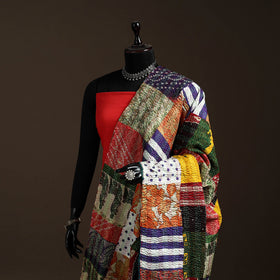 Multicolor - bengal hand embroidery patchwork reversible