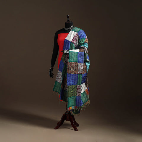 Multicolor - bengal hand embroidery patchwork reversible