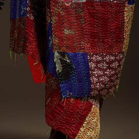 Multicolor - bengal hand embroidery patchwork reversible