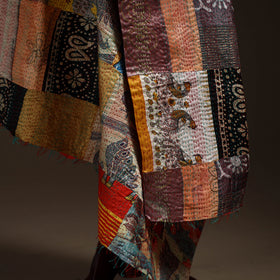 Multicolor - bengal hand embroidery patchwork reversible