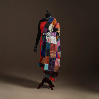 Multicolor - bengal hand embroidery patchwork reversible
