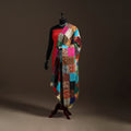 Multicolor - bengal hand embroidery patchwork reversible
