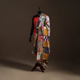 Multicolor - bengal hand embroidery patchwork reversible