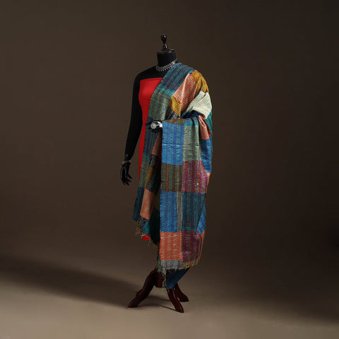 Multicolor - bengal hand embroidery patchwork reversible