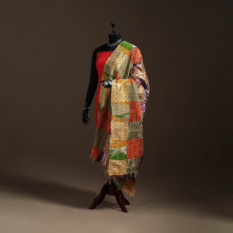 Multicolor - bengal hand embroidery patchwork reversible