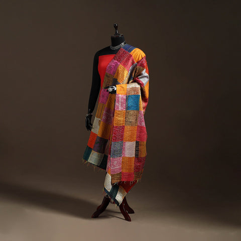 Multicolor - bengal hand embroidery patchwork reversible