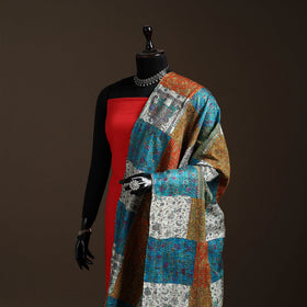 Multicolor - bengal hand embroidery patchwork reversible