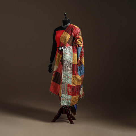 Multicolor - bengal hand embroidery patchwork reversible