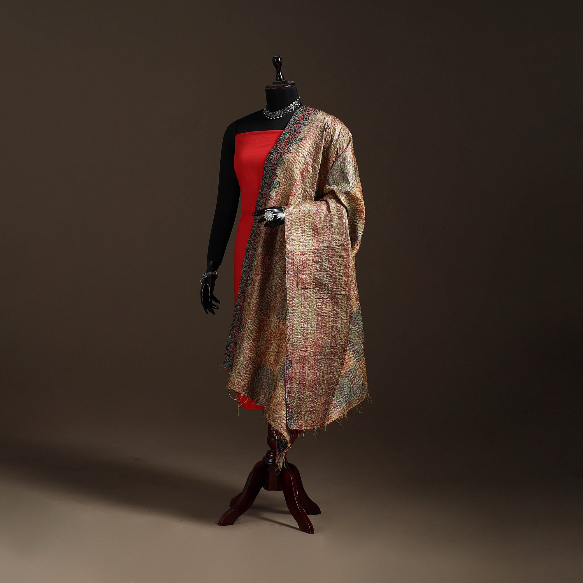 Multicolor - bengal hand embroidery patchwork reversible