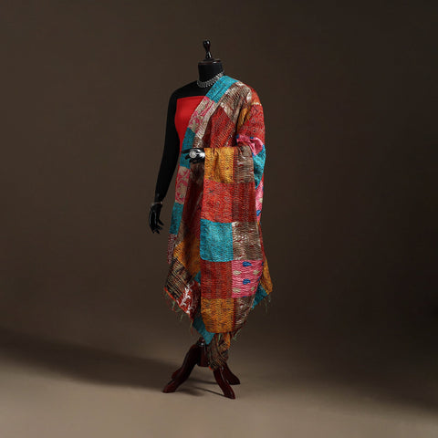 Multicolor - bengal hand embroidery patchwork reversible