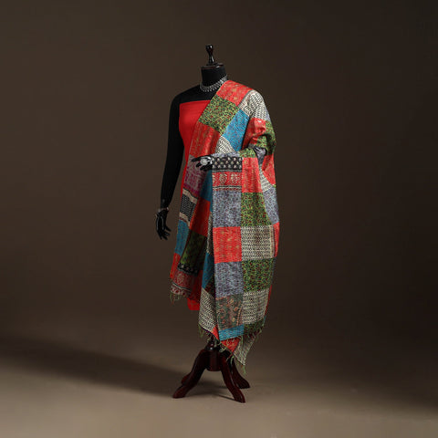 Multicolor - bengal hand embroidery patchwork reversible