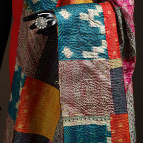 Multicolor - bengal hand embroidery patchwork reversible