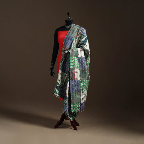 Multicolor - bengal hand embroidery patchwork reversible