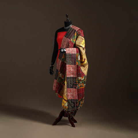 Multicolor - bengal hand embroidery patchwork reversible